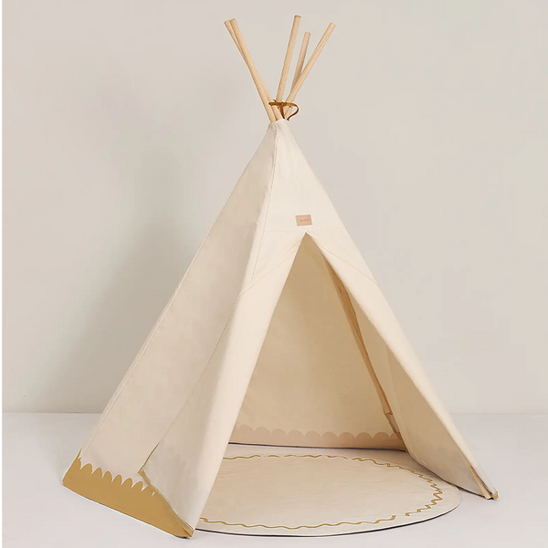 nobodinoz tipi zelt Magisches fürs Kinderzimmer| ▷ Jetzt bestellen Color:White Frame Zeltdach 24MX Canvas Zeltdach Hawaii
