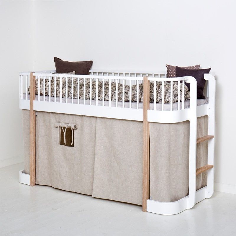 Oliver Furniture &lt;br/&gt; Vorhang Wood &lt;br/&gt; Natur,Vorhänge, Oliver Furniture - SNOWFLAKE kindermöbel concept store