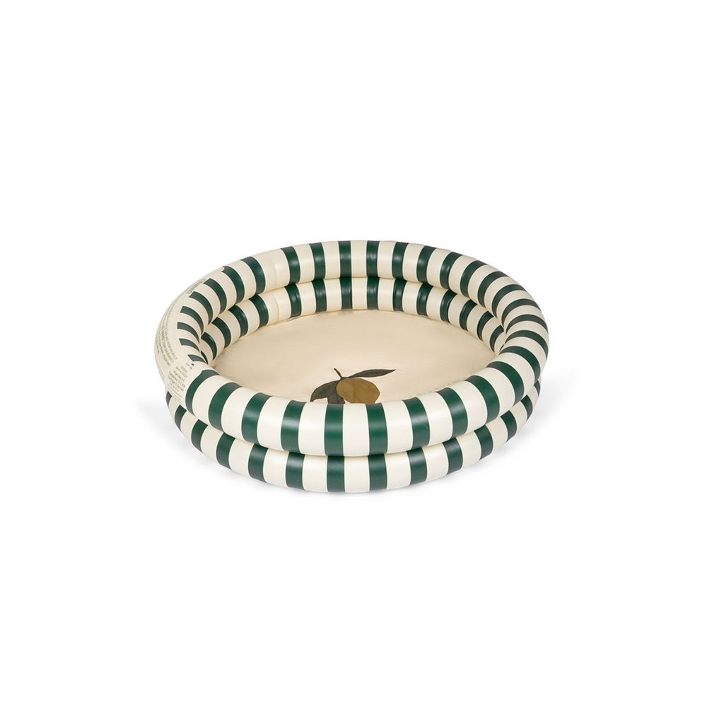 Pataugeoire Konges Sløjd 'Basic' Small Ø 90 cm Green Stripes