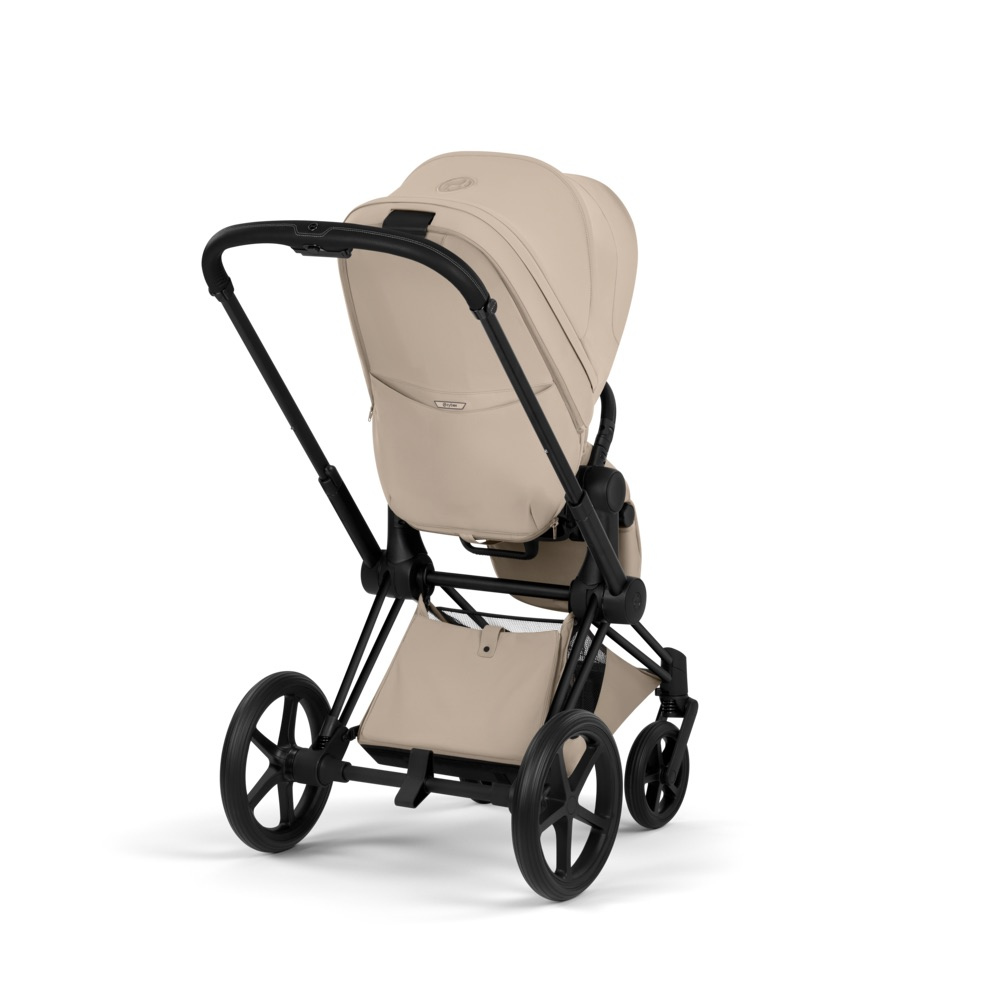 Cybex PRIAM Comfort  Komplettset Matt Black inkl. Babywanne Cozy Beige