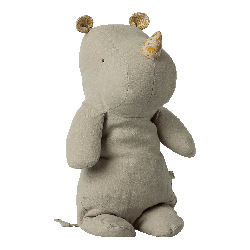 Maileg &lt;br/&gt;Safari Friends Nashorn &quot;Medium&quot;&lt;br/&gt; Dunkelgrau