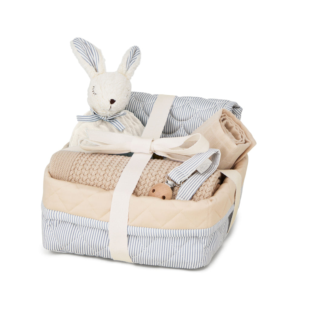 Cam Cam Copenhagen Baby Gift Set Classic Blue Stripes