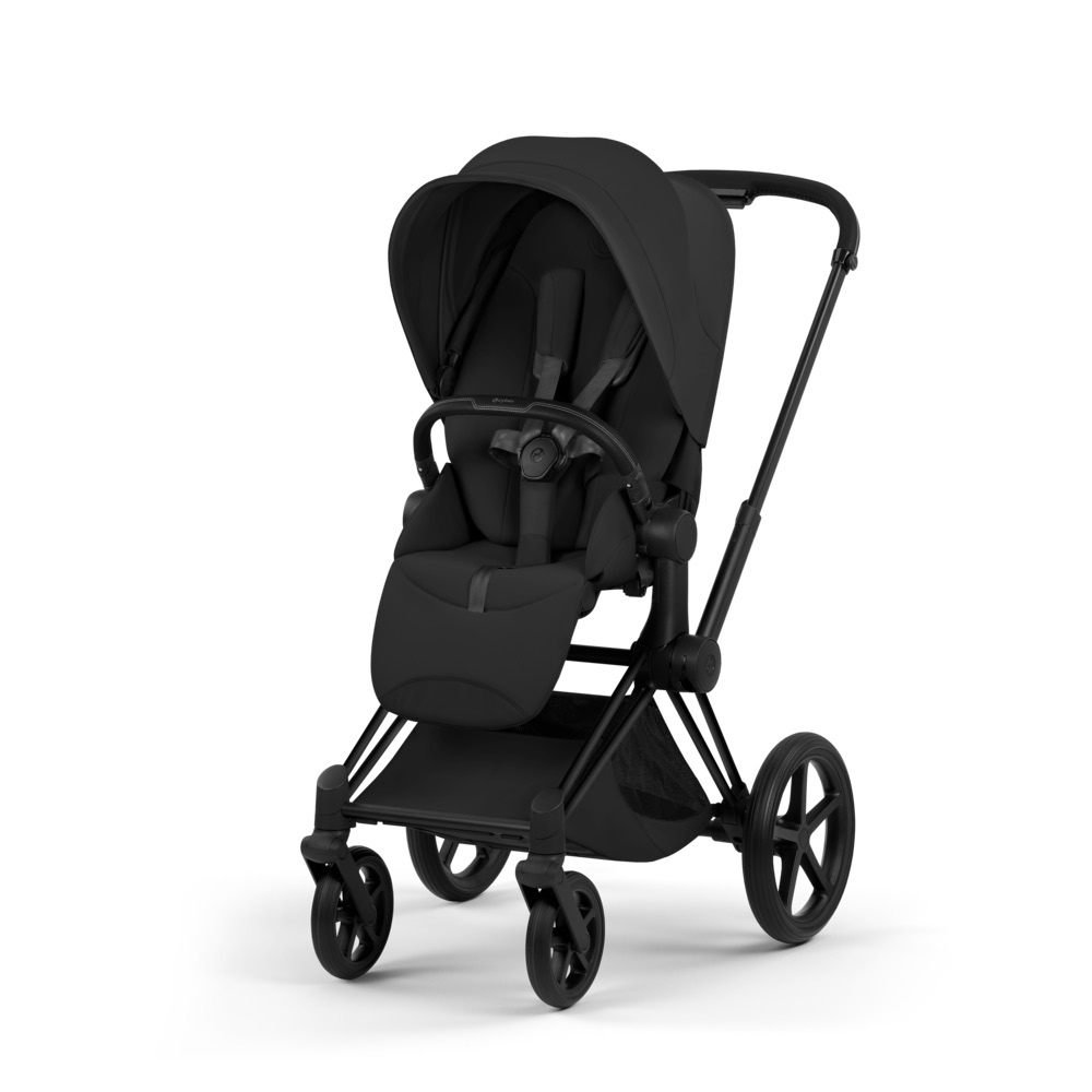 Cybex  PRIAM Comfort Komplettset Matt Black inkl. Babywanne Sepia Black