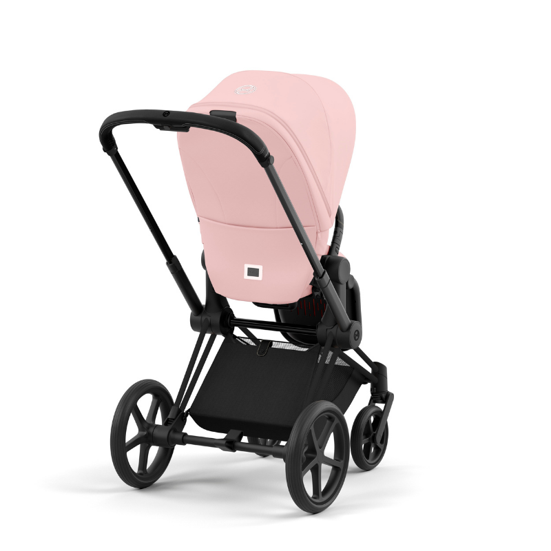 Cybex  Priam Matt Black  Peach Pink