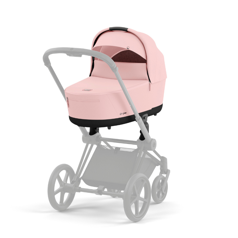 Cybex  Priam Matt Black  Peach Pink