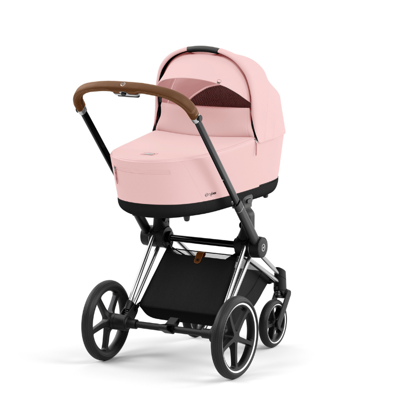 Cybex  Priam Chrome Brown  Peach Pink