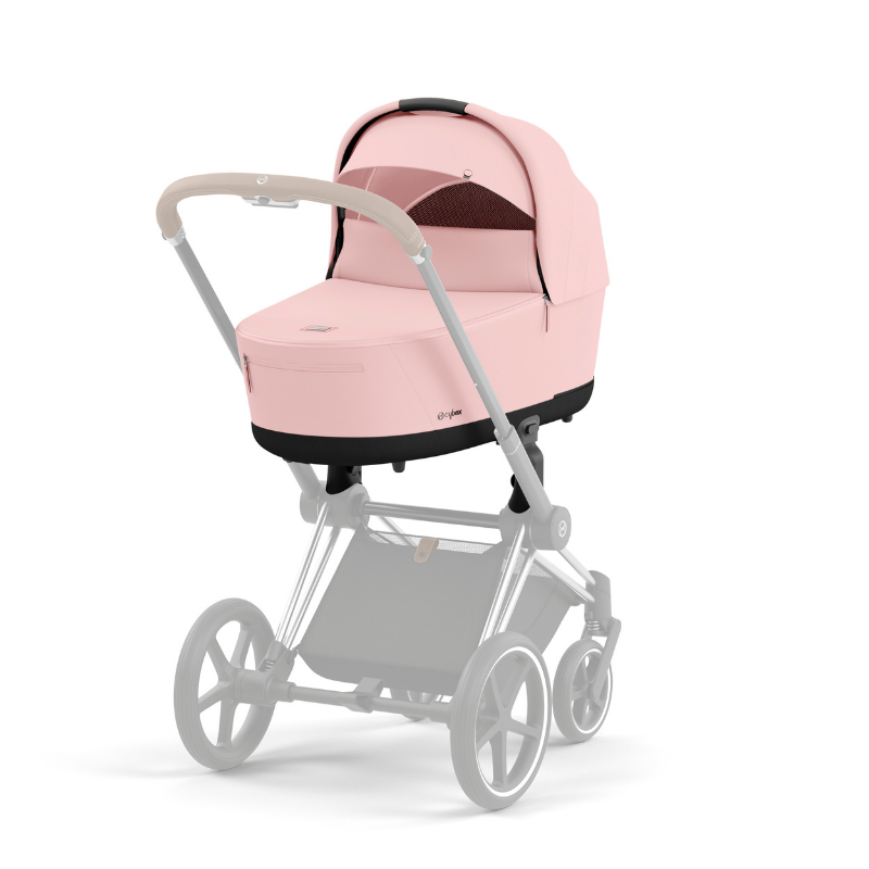 Cybex  Priam Chrome Brown  Peach Pink