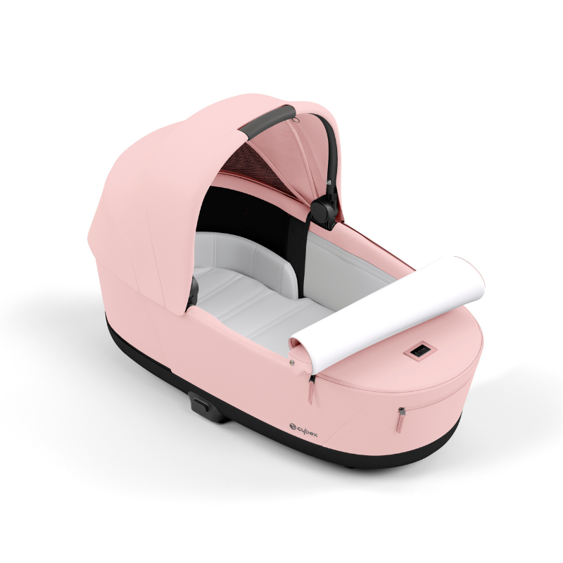 Cybex  Priam Matt Black  Peach Pink