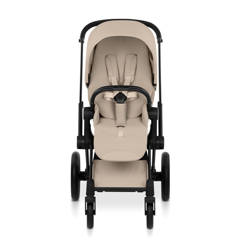 Cybex PRIAM Comfort  Komplettset Matt Black inkl. Babywanne Cozy Beige