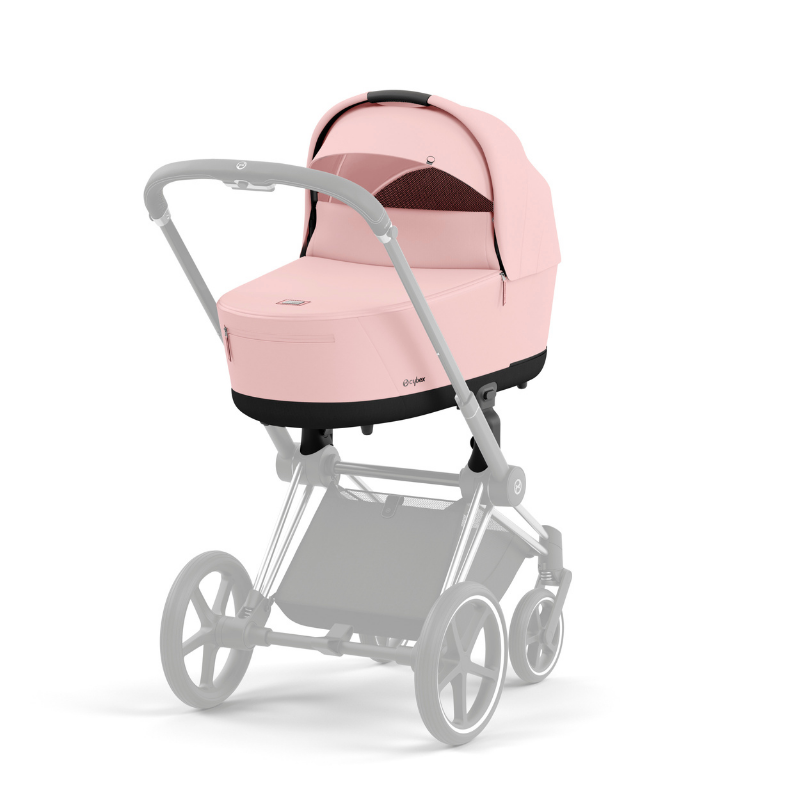 Cybex  Priam Chrome Black  Peach Pink