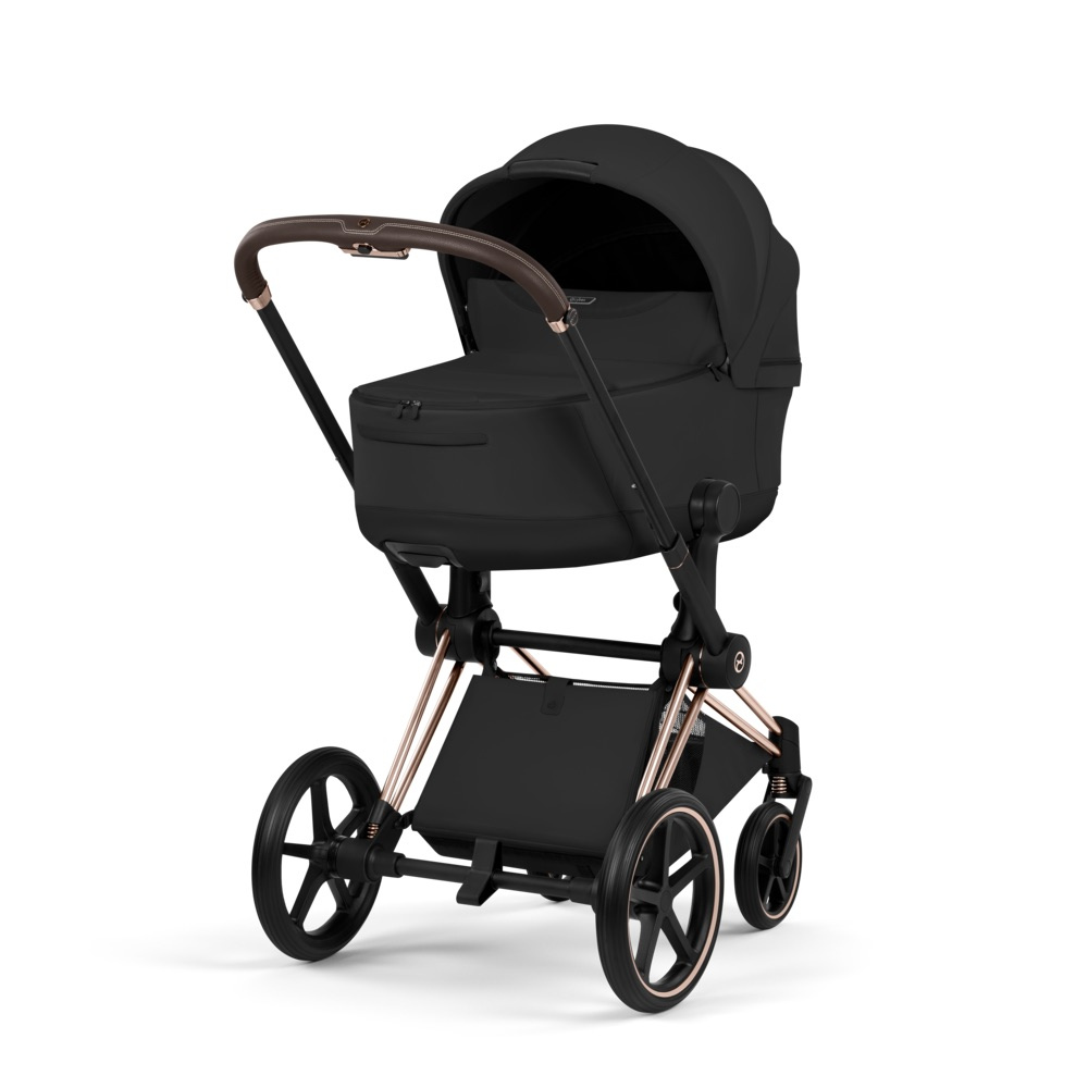 Cybex PRIAM Confort Ensemble complet Rosegold avec nacelle Sepia Black