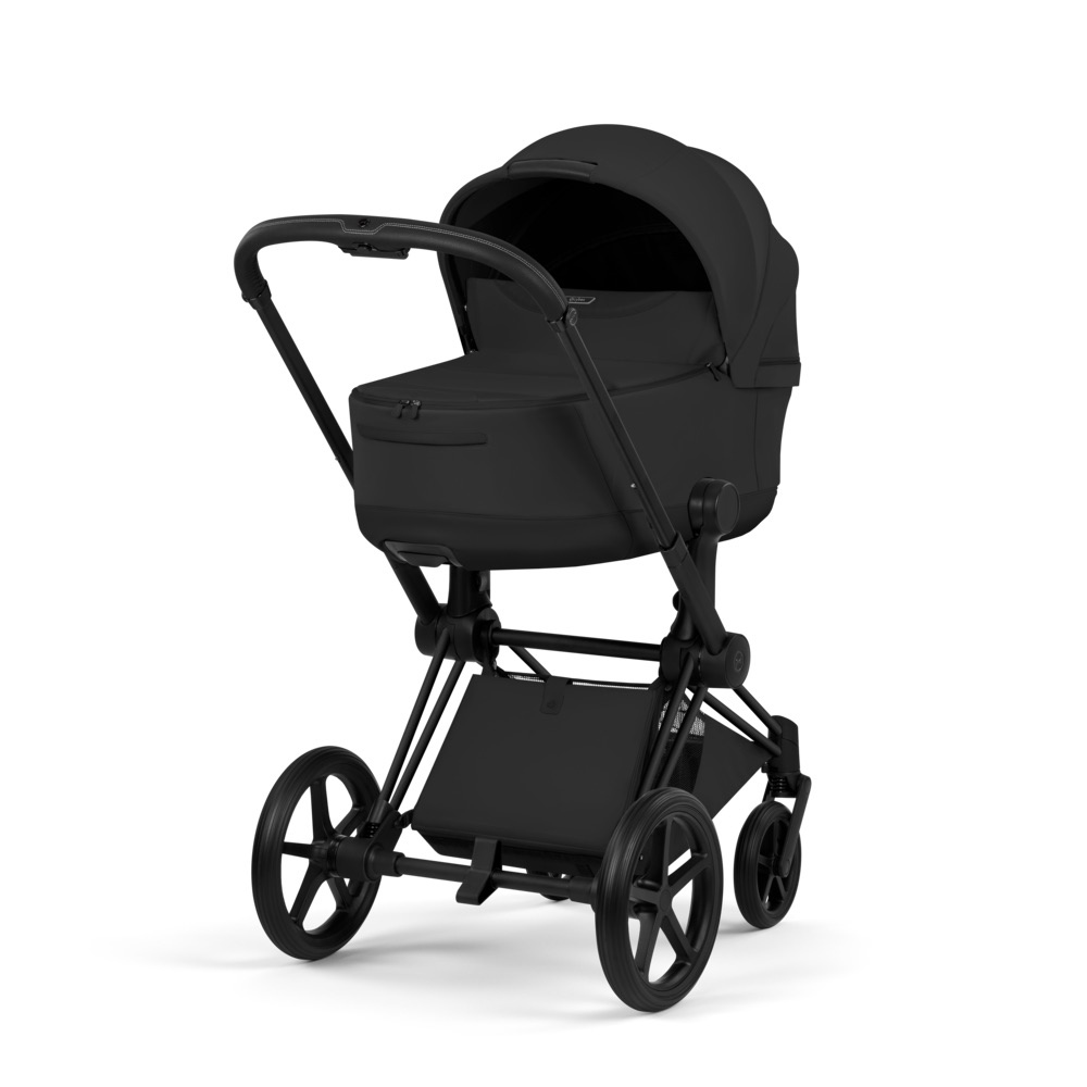 Cybex  PRIAM Comfort Komplettset Matt Black inkl. Babywanne Sepia Black