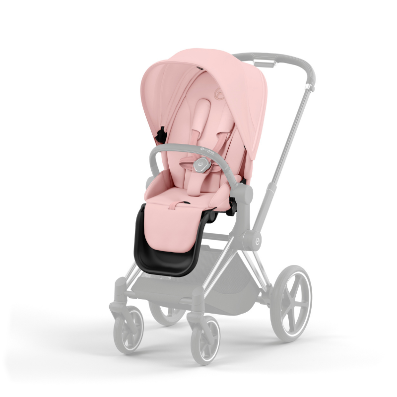 Cybex  Priam Chrome Black  Peach Pink