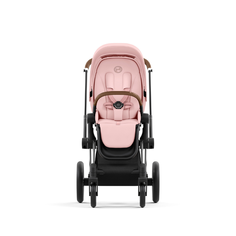 Cybex  Priam Chrome Brown  Peach Pink