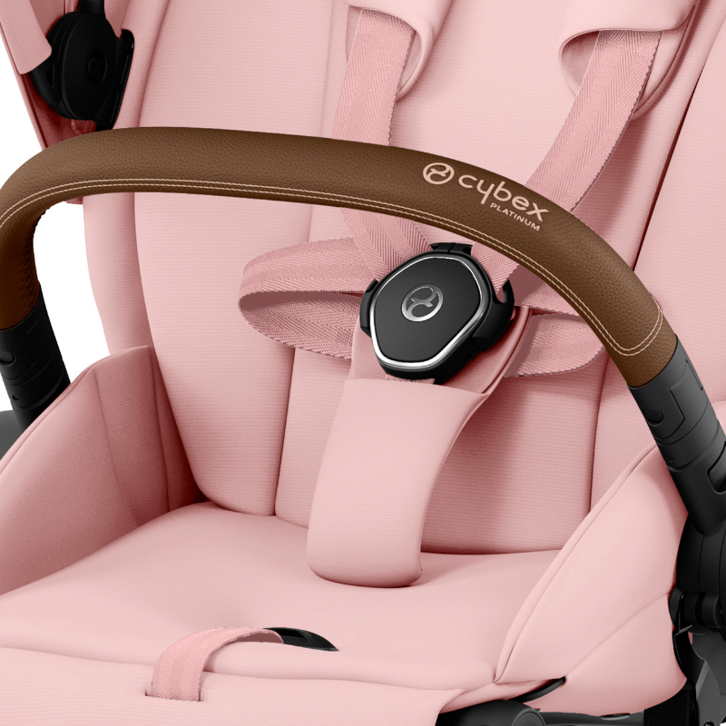 Cybex  Priam Chrome Brown  Peach Pink