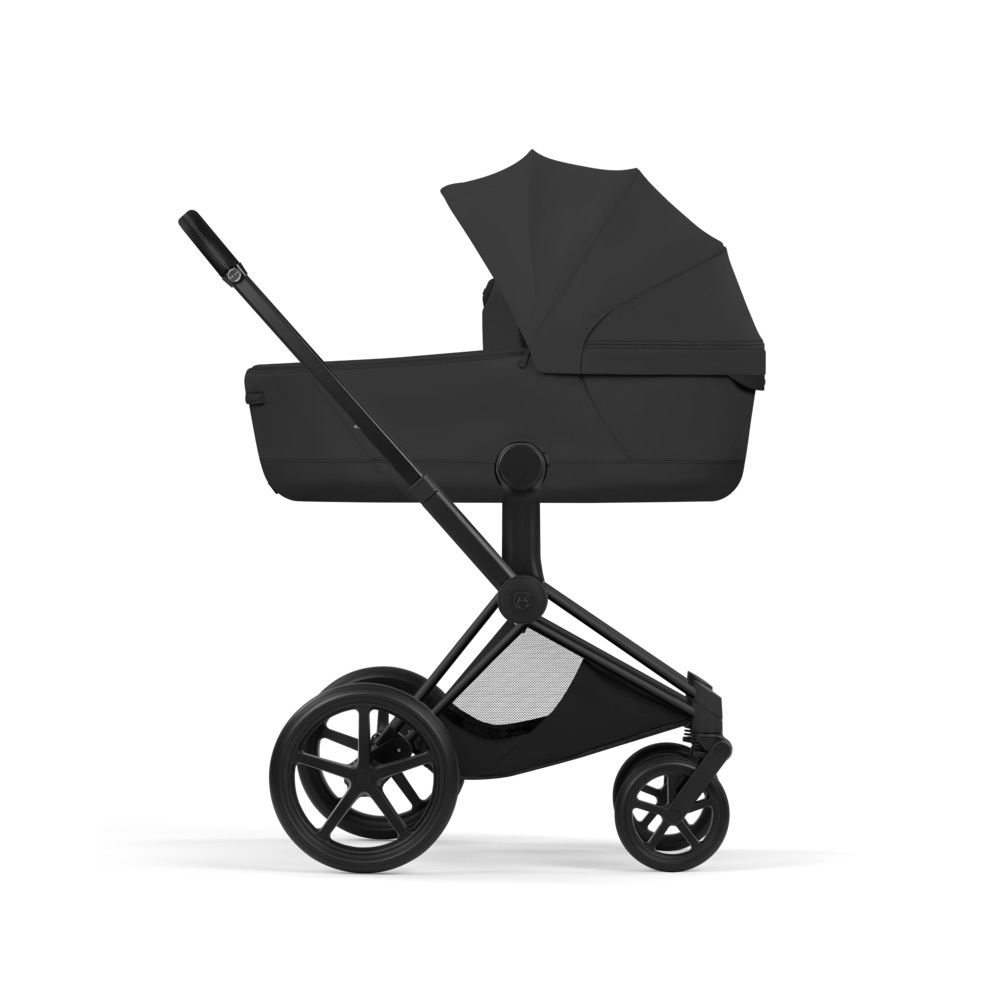 Cybex  PRIAM Comfort Komplettset Matt Black inkl. Babywanne Sepia Black