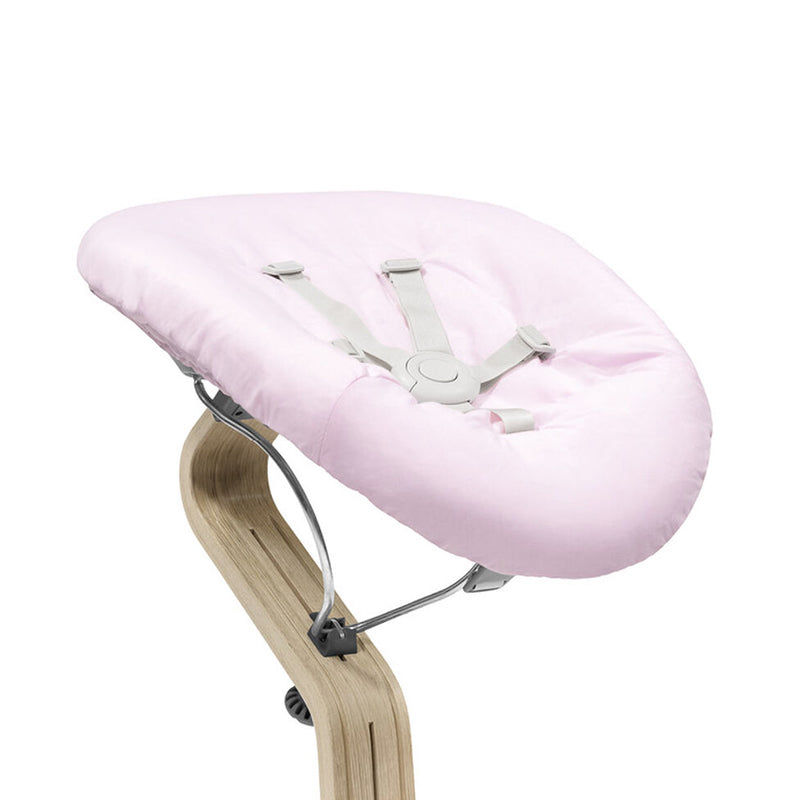Stokke®  Nomi Hochstuhl Babyaufsatz &amp; Matratzenbezug  Grey Grey/Pink