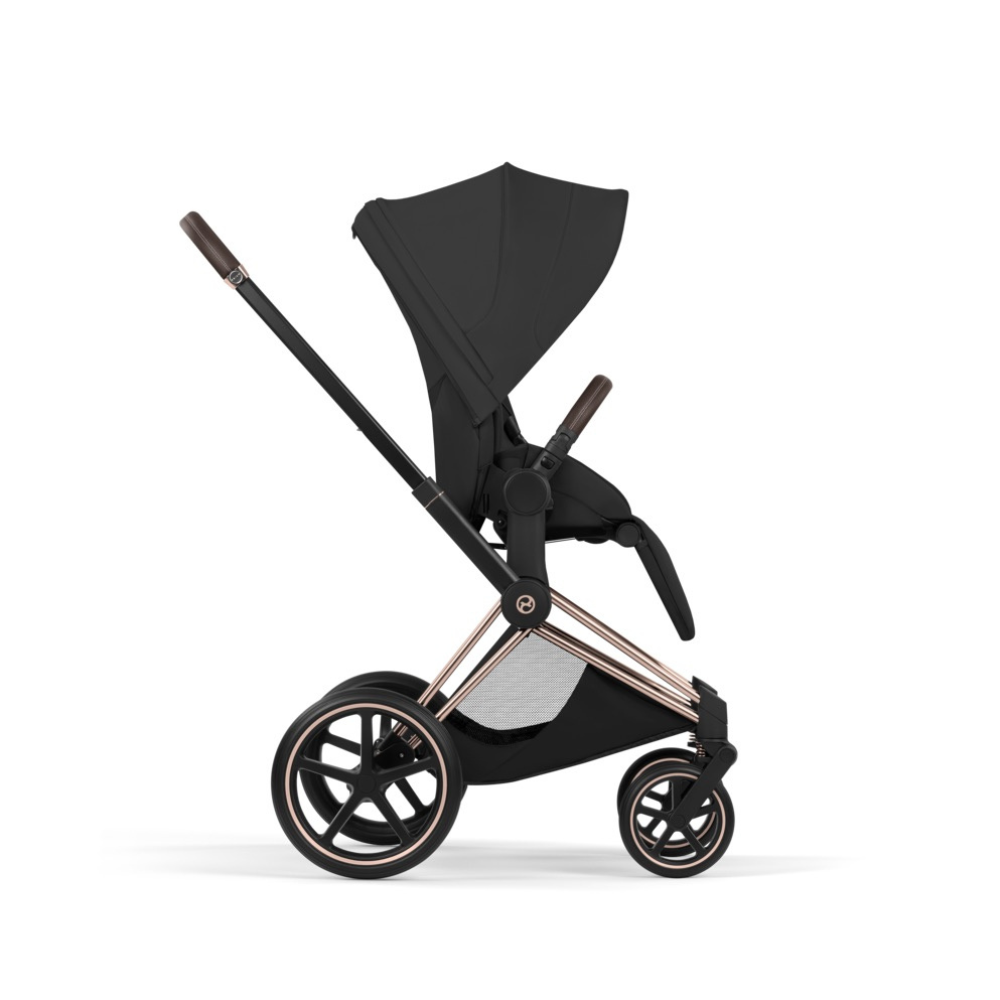 Cybex PRIAM Confort Ensemble complet Rosegold avec nacelle Sepia Black