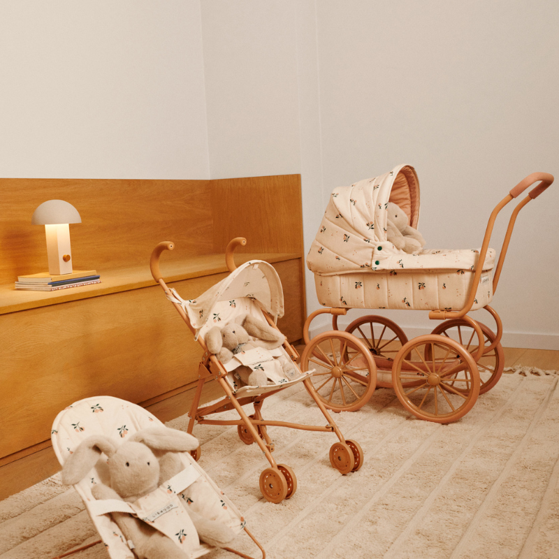 Liewood Puppen-Kinderwagen 'Adaline' Peach/Sea Shell
