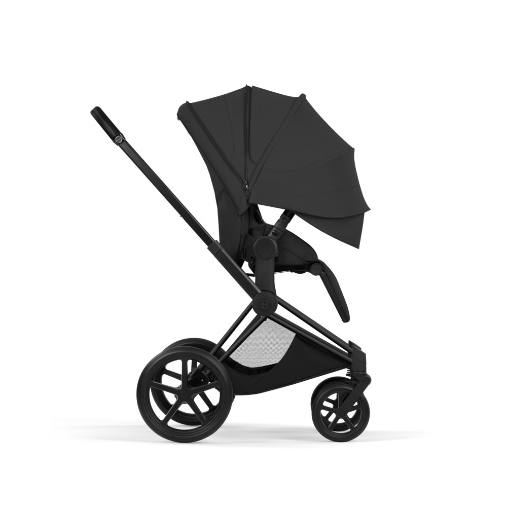 Cybex  PRIAM Comfort Komplettset Matt Black inkl. Babywanne Sepia Black