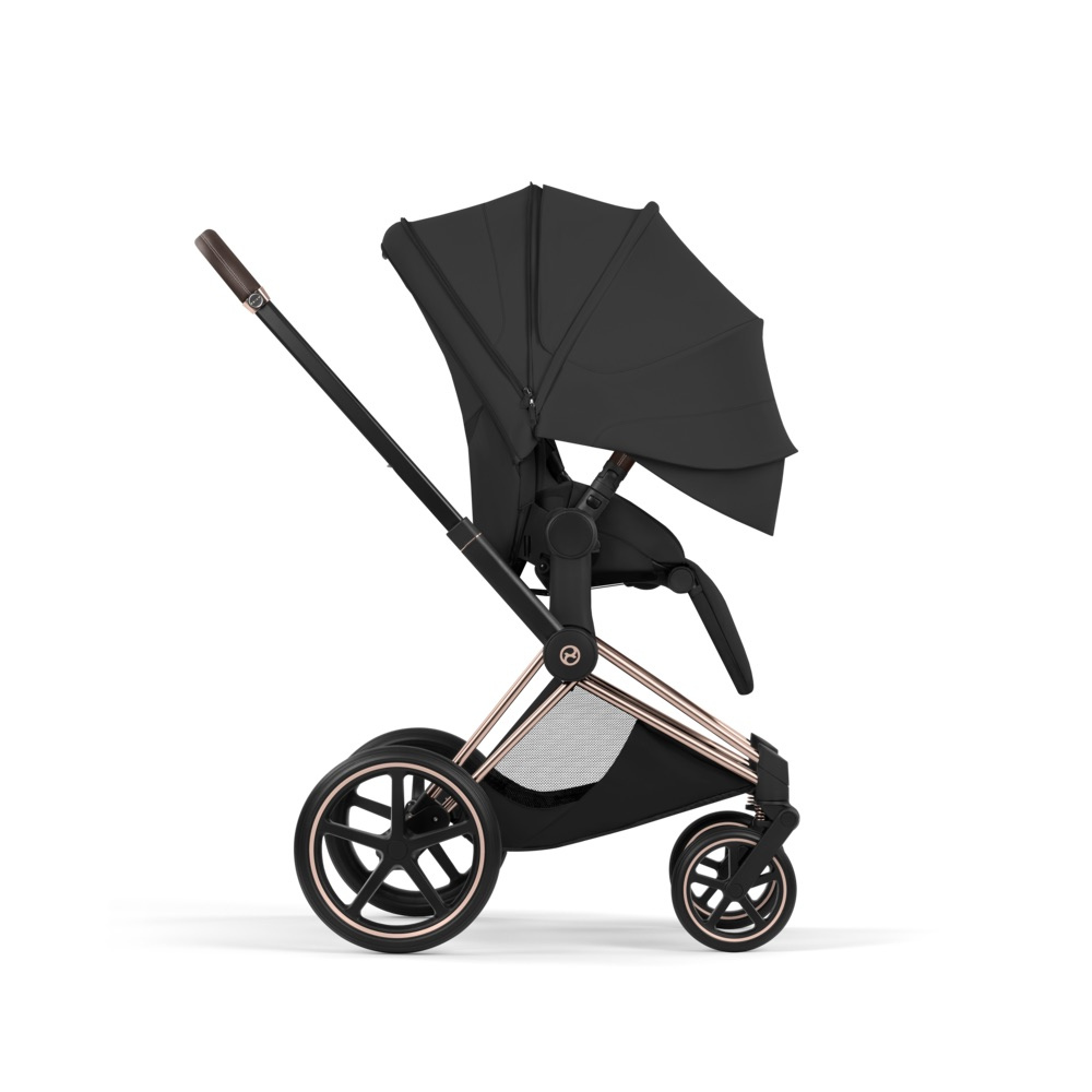 Cybex PRIAM Confort Ensemble complet Rosegold avec nacelle Sepia Black
