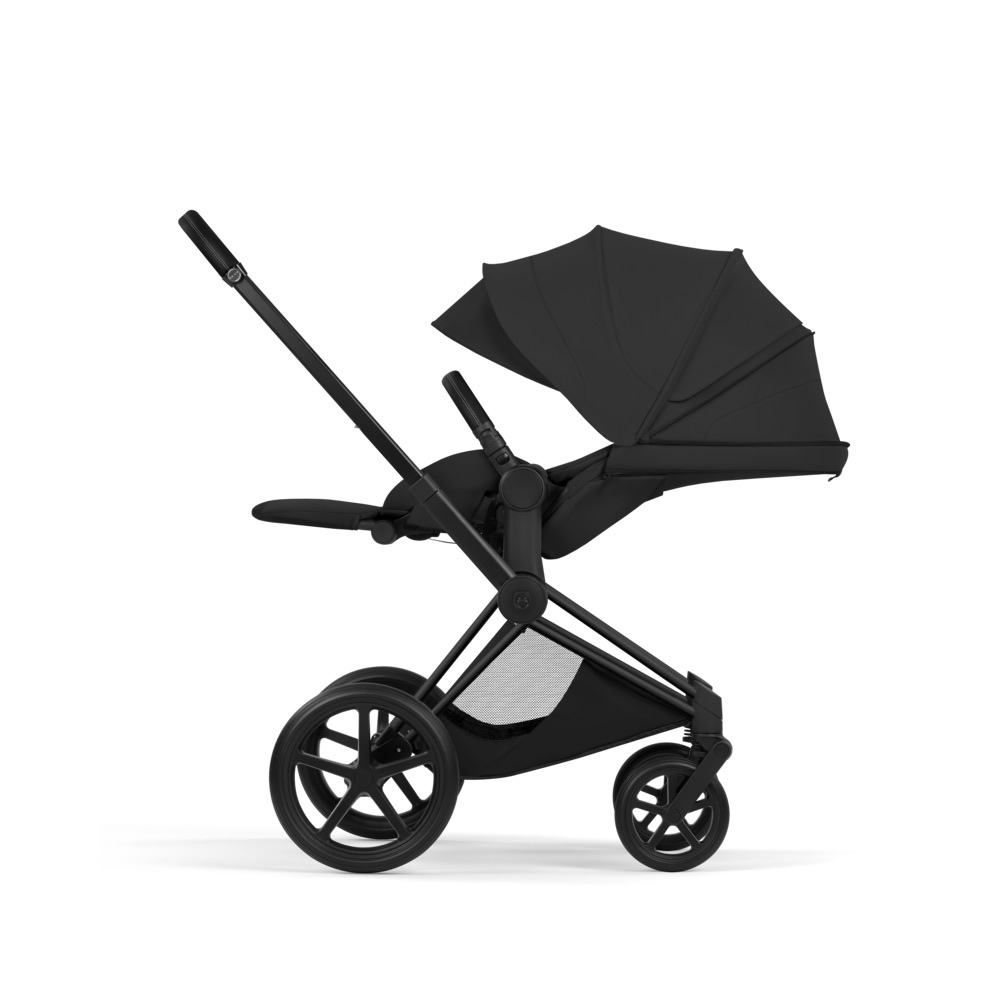 Cybex  PRIAM Comfort Komplettset Matt Black inkl. Babywanne Sepia Black