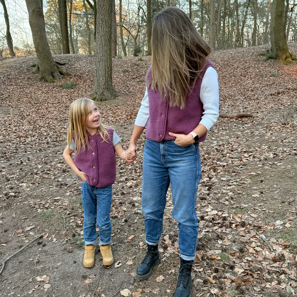 Alwero  Kinder Wollweste 'TYB'  French Violet