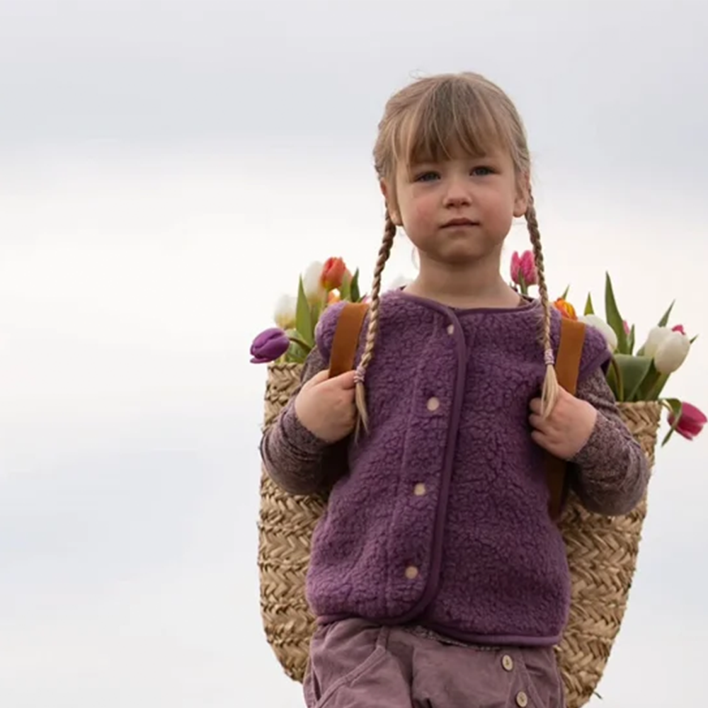 Alwero  Kinder Wollweste 'TYB'  French Violet