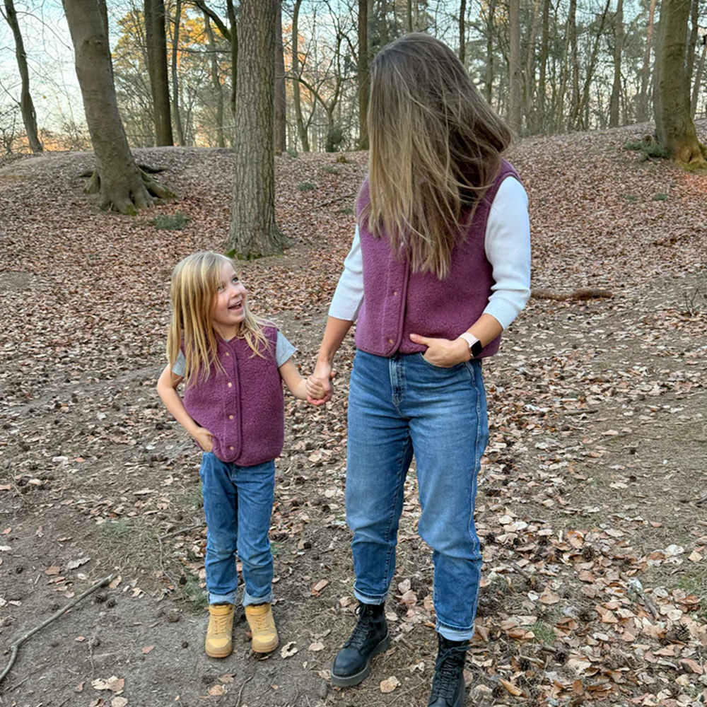 Alwero  Wollweste für Erwachsene 'TYB'  French Violet