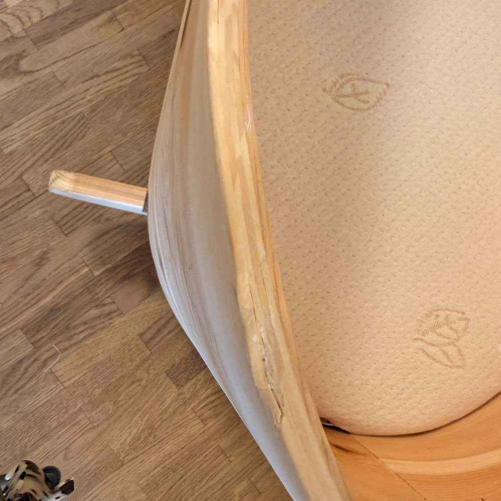 Display item: Benni's Nest Arolla Pine Baby Cot Set (40 x 80cm) Natural with Mattress