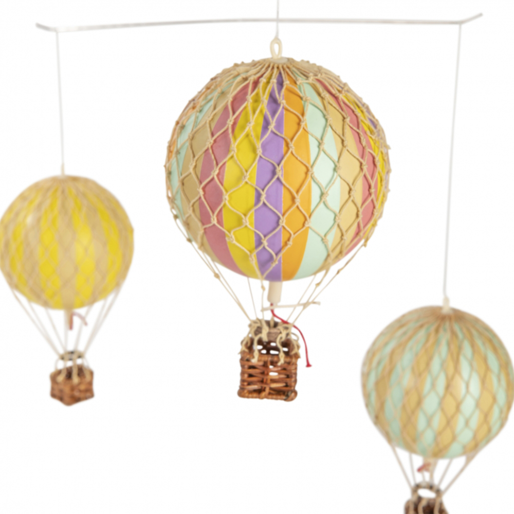 Authentic Models Mobile « Voler dans les cieux » Arc-en-ciel Pastel