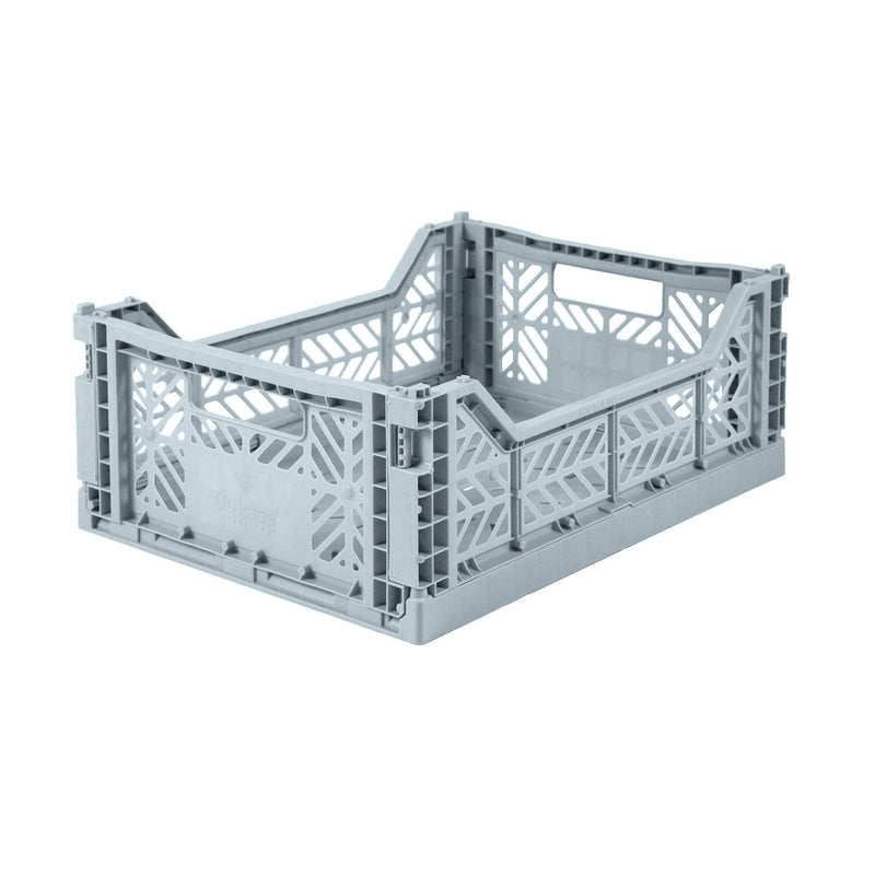 Faltbare Aufbewahrungsbox Midi von Aykasa in der Farbe Pale Blue