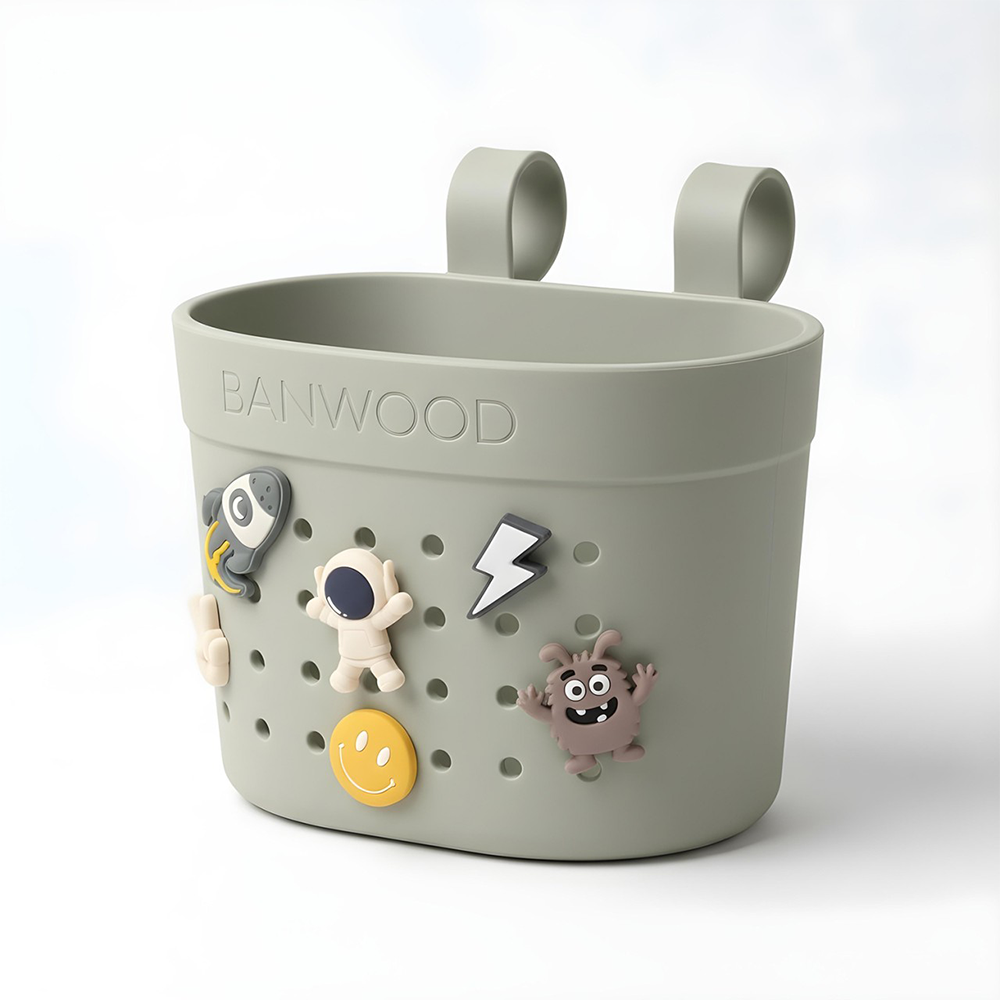 Banwood  Korb 'Pin & Ride' Olive