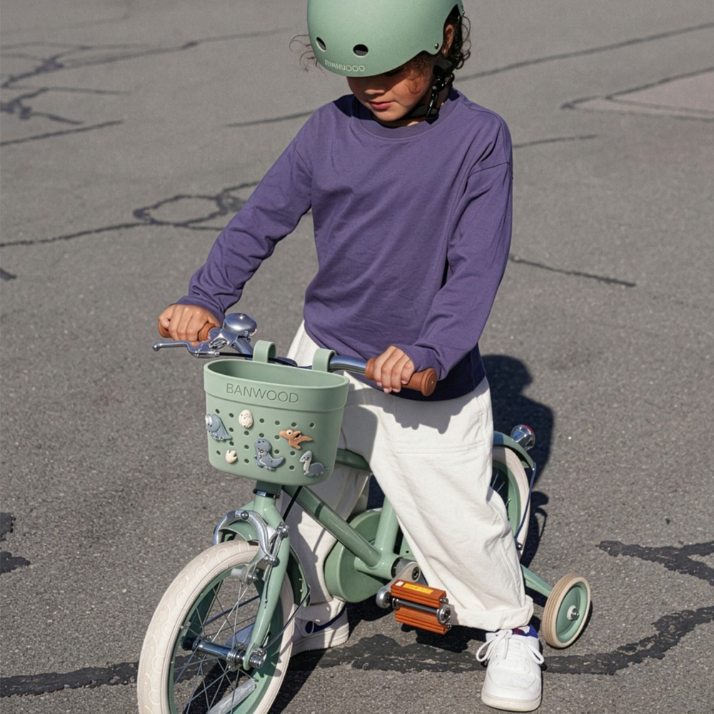 Banwood  Korb 'Pin & Ride' Olive