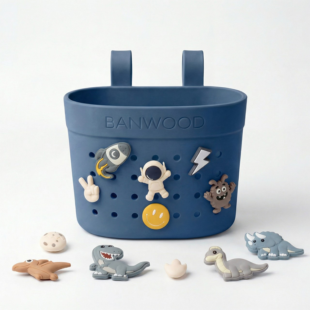Panier Banwood « Pin & Ride » Deep Sea