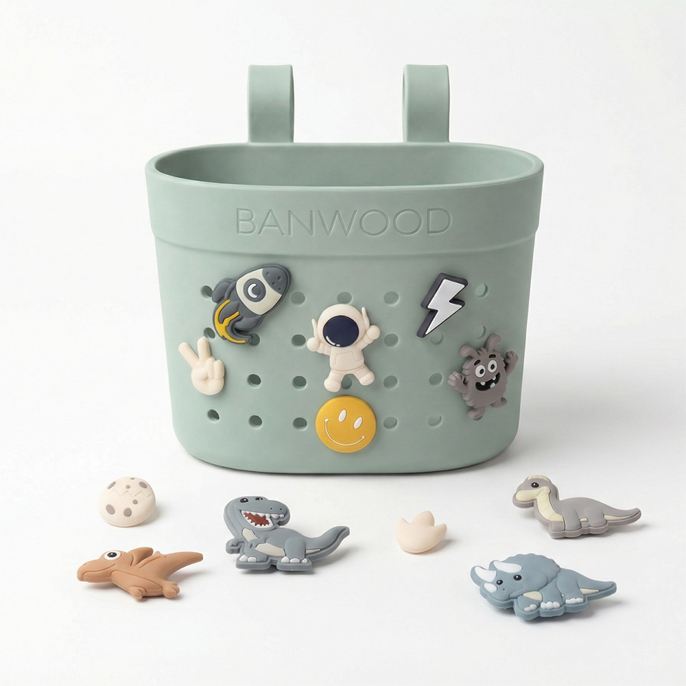 Banwood 'Pin & Ride' Basket Faded Clay