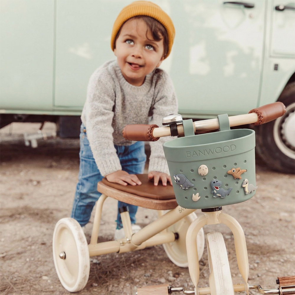 Banwood 'Pin & Ride' Basket Faded Clay