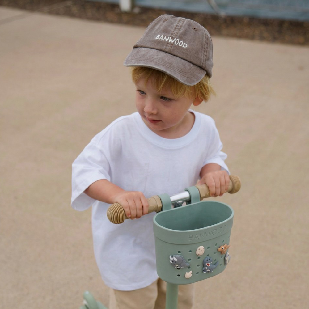 Banwood 'Pin & Ride' Basket Faded Clay