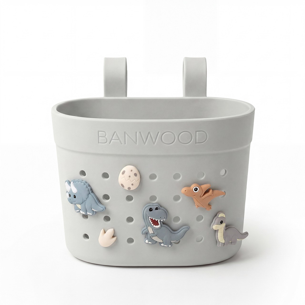 Banwood Panier «Pin & Ride» Ivoire