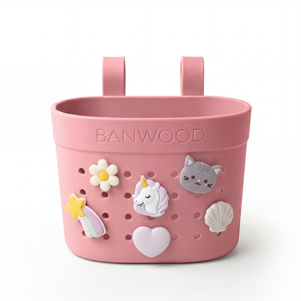 Banwood  Korb 'Pin & Ride' Raspberry