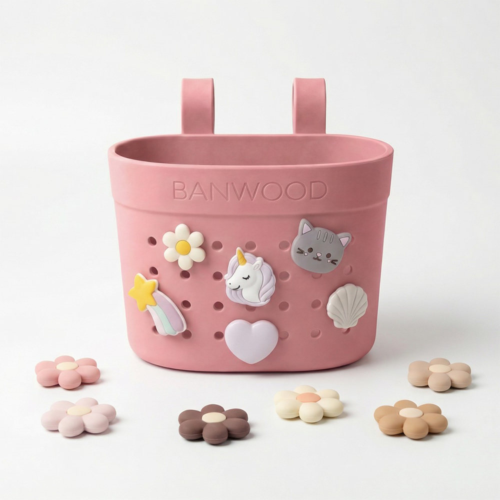 Banwood  Korb 'Pin & Ride' Raspberry