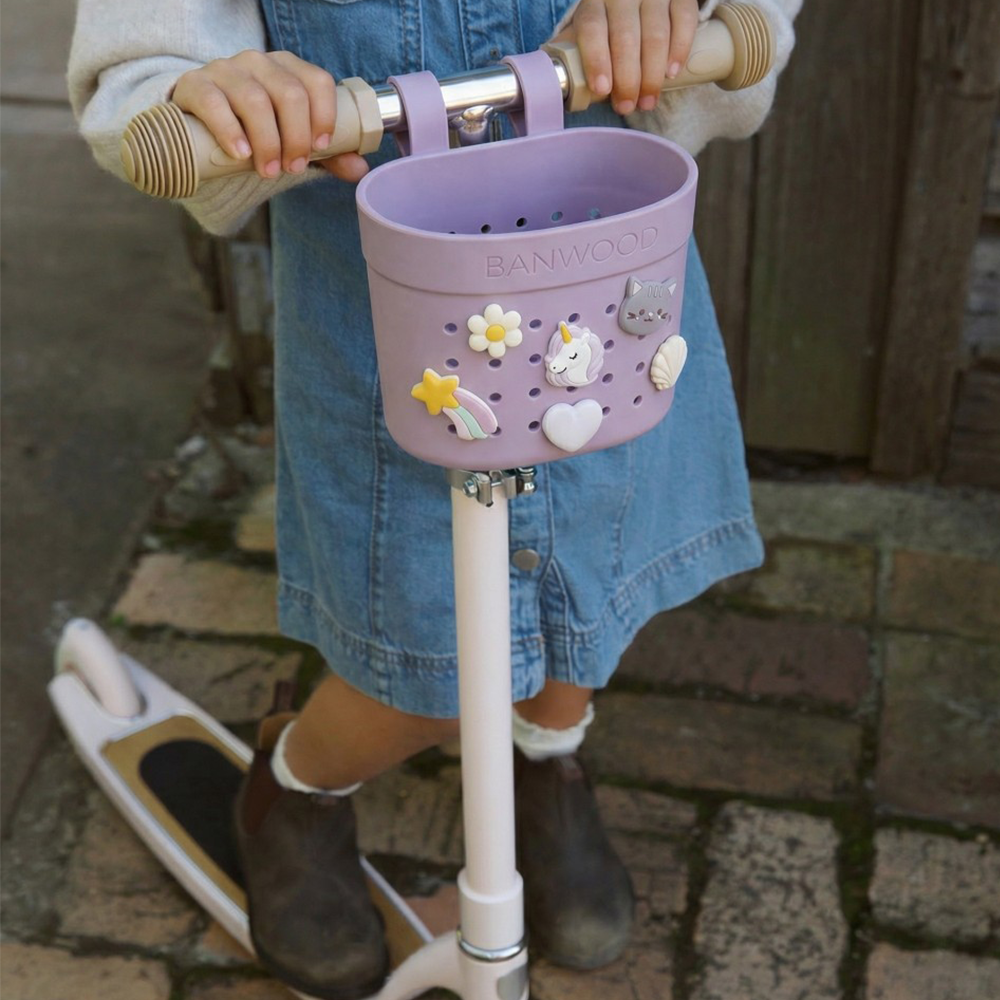 Panier Banwood « Pin & Ride » Lavender