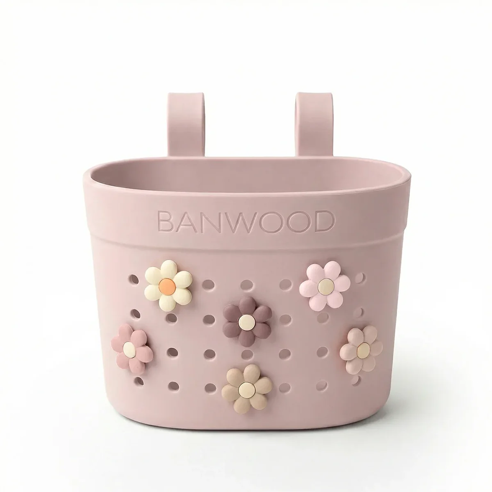 Banwood  Pins für Korb 'Pin & Ride' Blumen