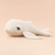 BigStuffed Mini Whale Albino plush toy for children aged 0 to 12.