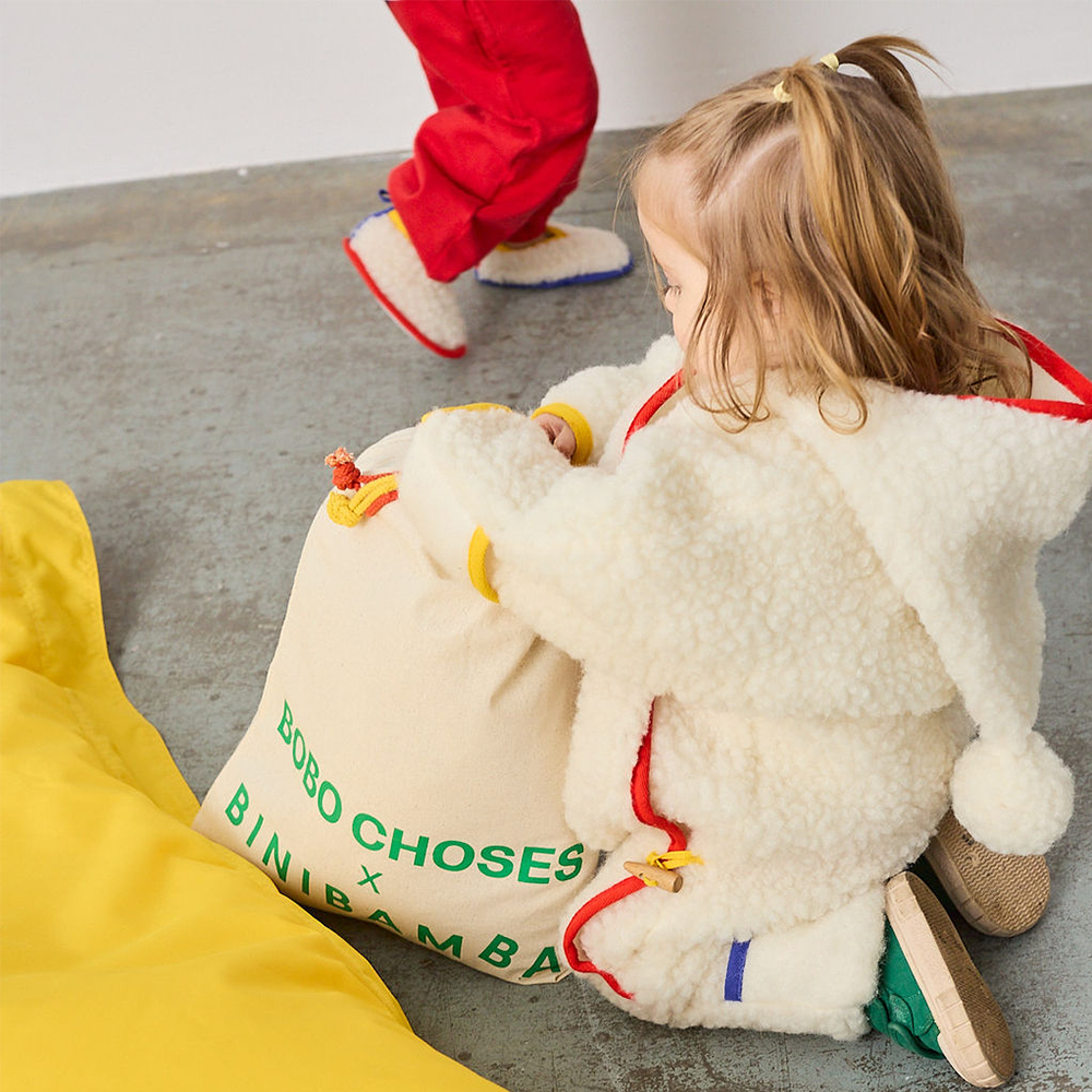 BINIBAMBA  Merino Woll-Overall mit Kapuze  &#39;Bobo x Bini&#39;