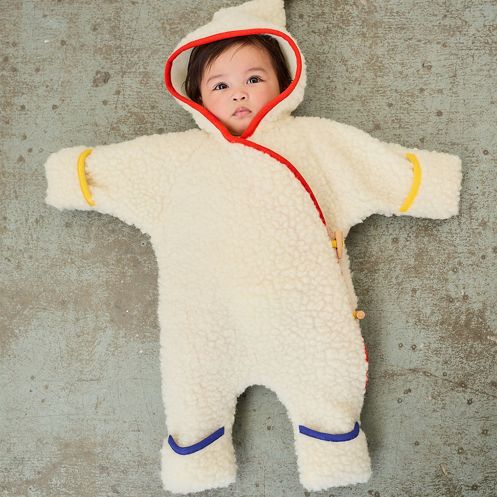 BINIBAMBA  Merino Woll-Overall mit Kapuze  &#39;Bobo x Bini&#39;