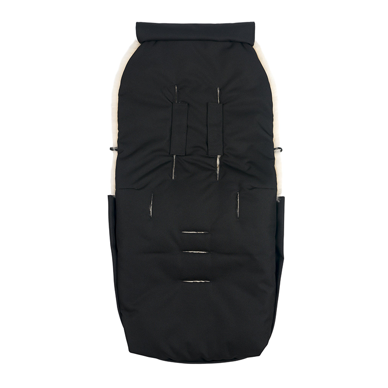 BINIBAMBA  Schaffell Kinderwagen Fusssack für alle Gurtsysteme Toast