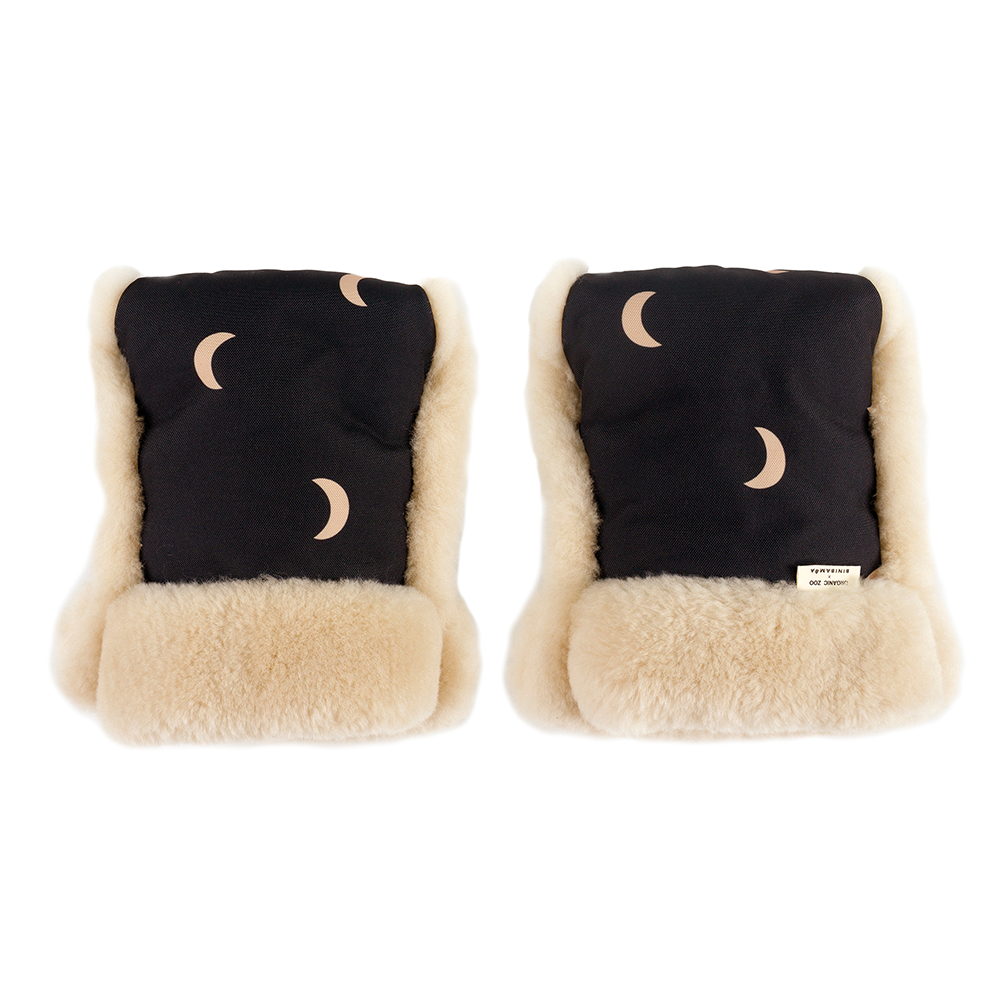 BINIBAMBA  Merino Kinderwagen Handschuhe 'OZ x Bini' Midnight Moon