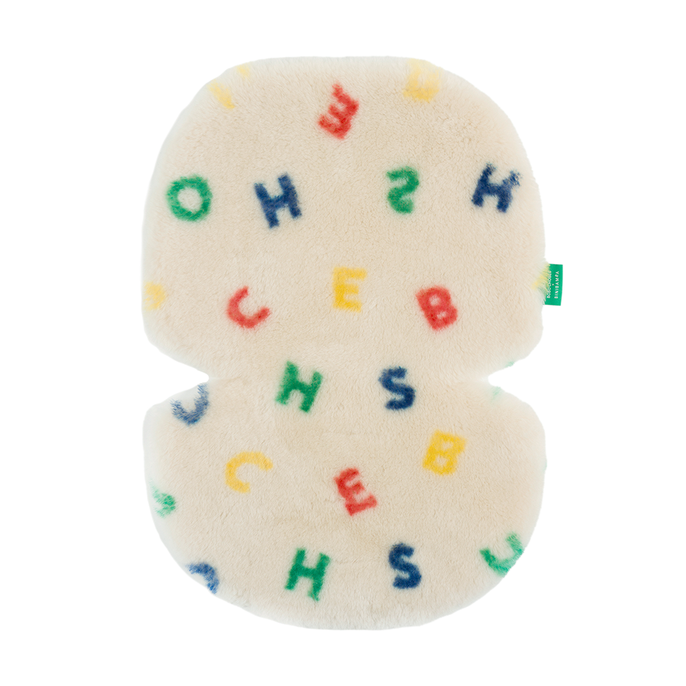 BINIBAMBA  Schaffell-Sitzauflage  &#39;Bobo x Bini&#39; Letterland