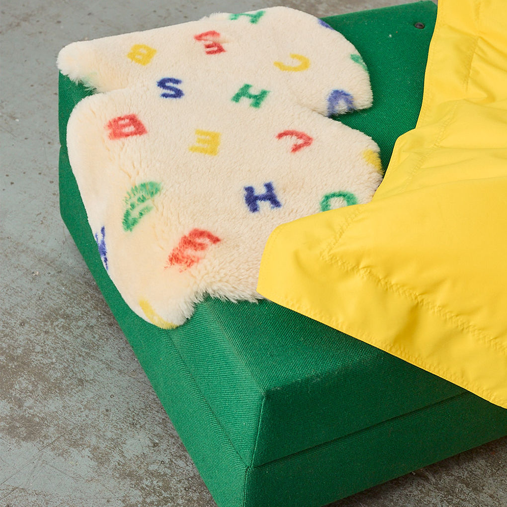 BINIBAMBA  Schaffell-Sitzauflage  &#39;Bobo x Bini&#39; Letterland